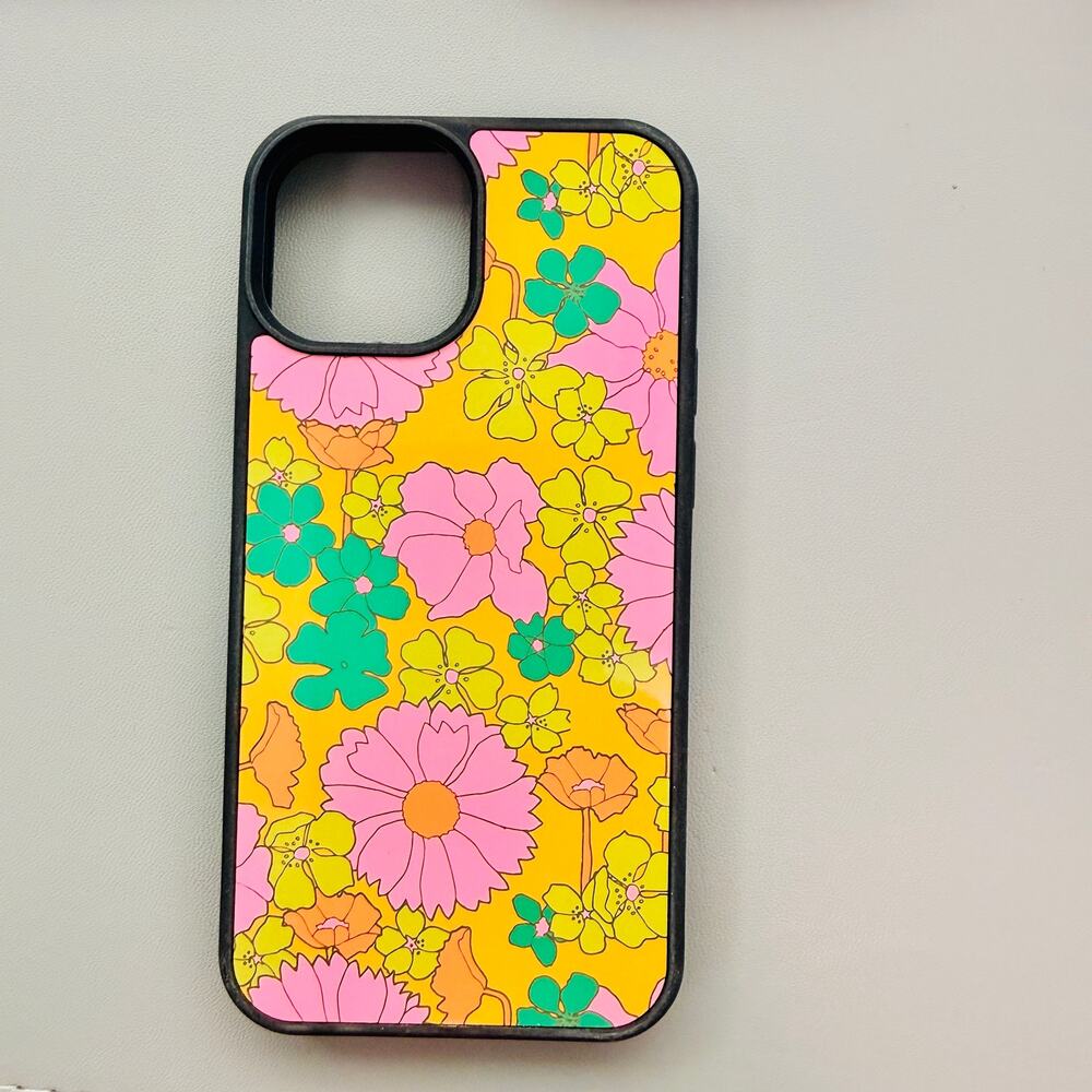 IPHONE 13 MINI ORANGE RETRO FLORAL